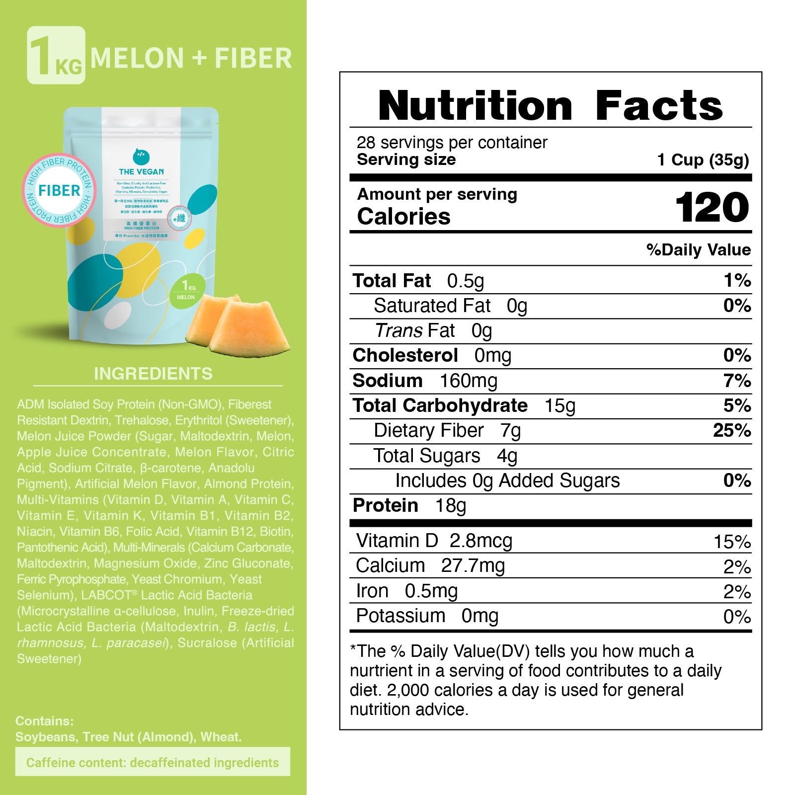 Melon | High Fiber Collection The Vegan