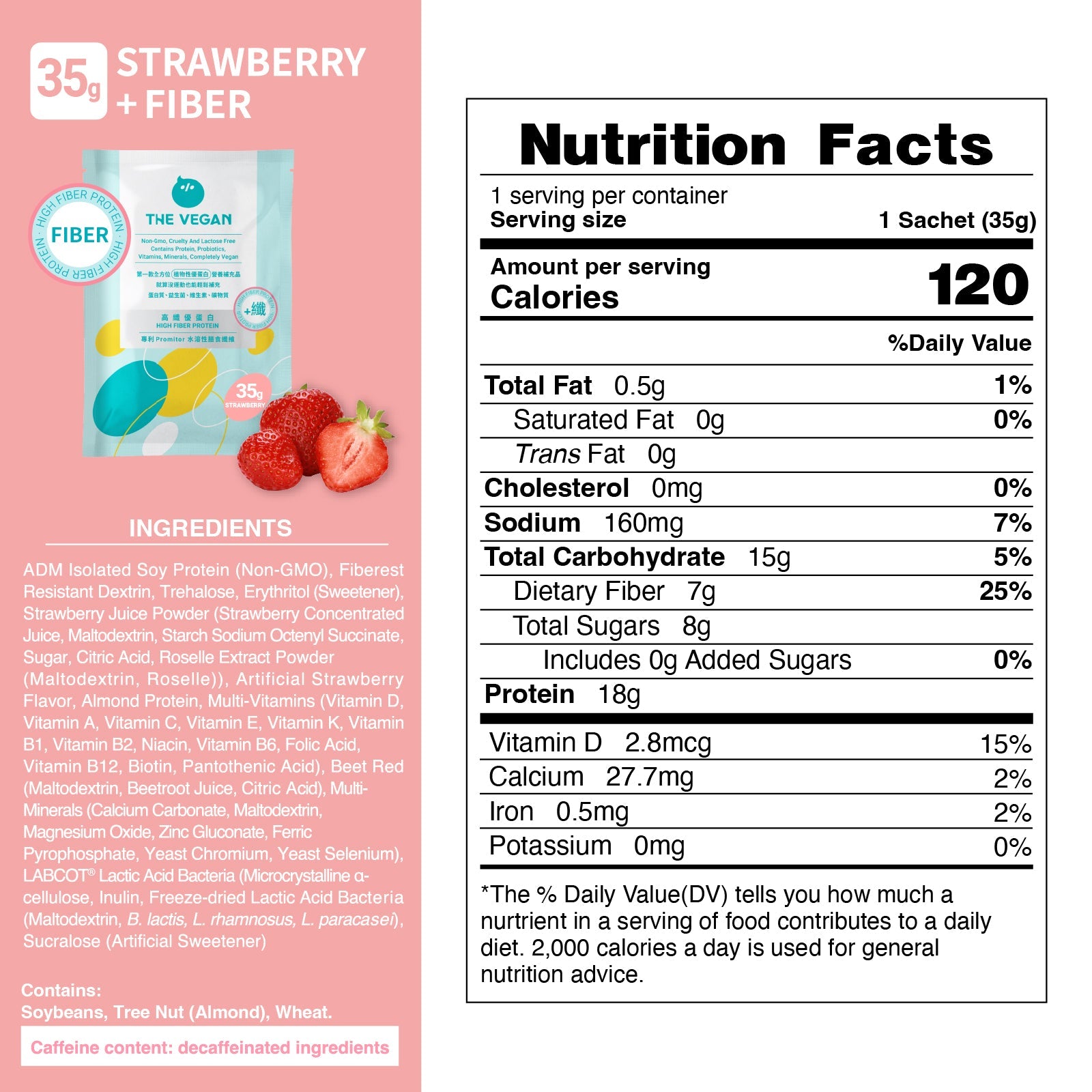 Strawberry | High Fiber Collection The Vegan