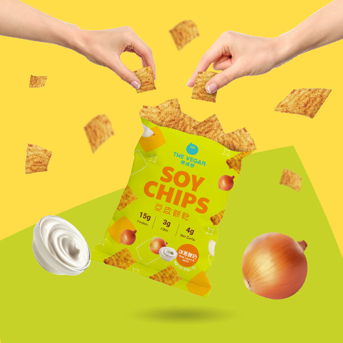 Sour Cream & Onion | Soy Chips THE VEGAN